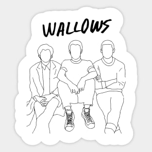 wallows 4 Sticker